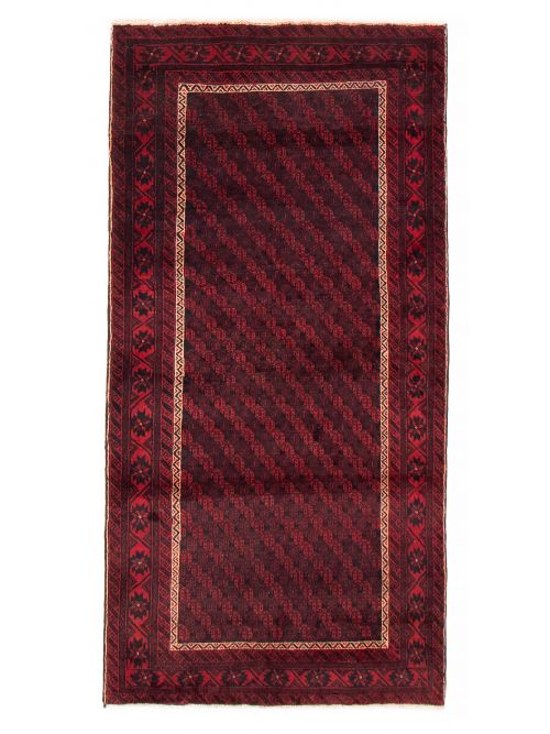 Afghan Royal Baluch 3'4" x 6'7" Hand-knotted Wool Rug 