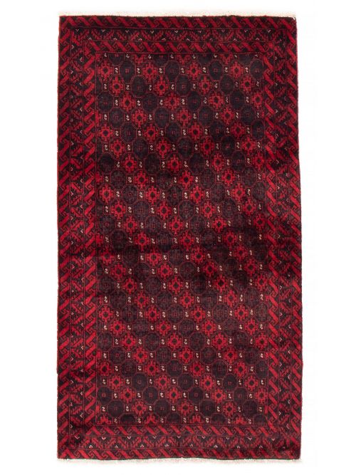 Afghan Royal Baluch 3'2" x 5'10" Hand-knotted Wool Rug 