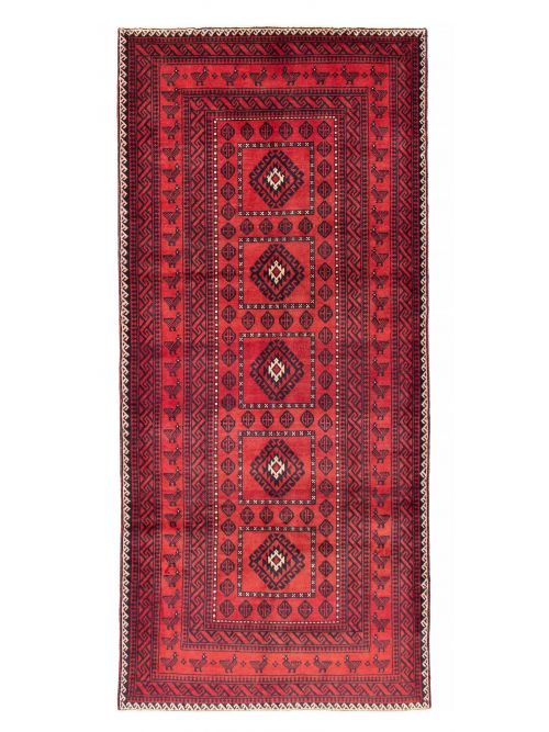 Afghan Royal Baluch 4'5" x 9'7" Hand-knotted Wool Rug 