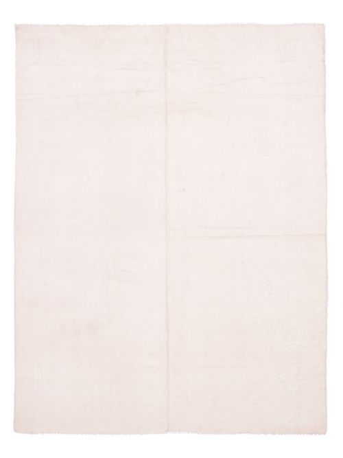 Turkish Eden Flokati 7'10" x 11'4" Flat-Weave Wool Kilim 