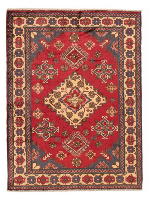 Afghan Finest Kargahi 5'0" x 6'6" Hand-knotted Wool Rug 
