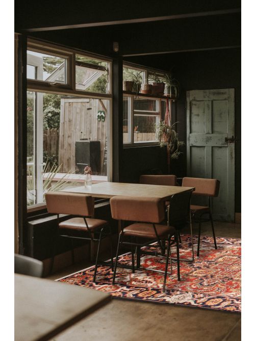 Afghan Aryana 4'0" x 6'2" Hand-knotted Wool Rug 