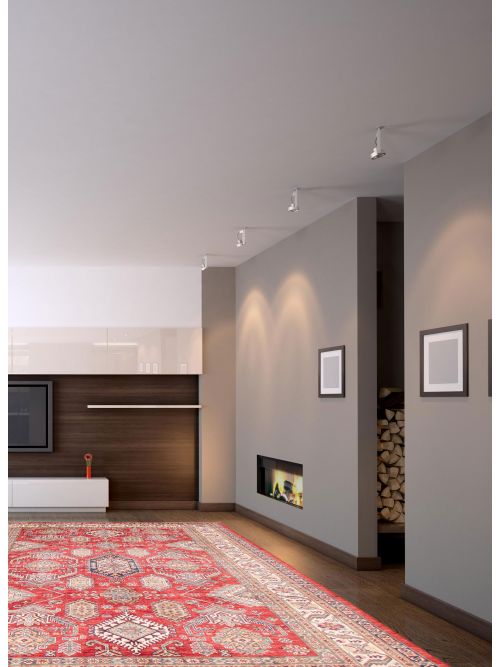Afghan Aryana 8'1" x 10'5" Hand-knotted Wool Rug 