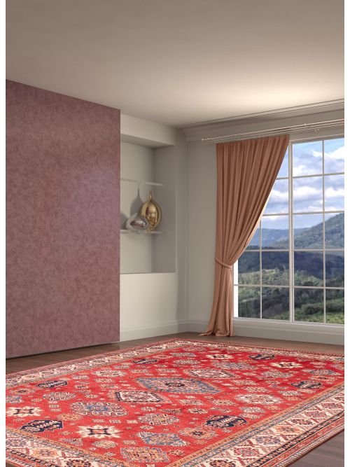 Afghan Aryana 8'9" x 11'11" Hand-knotted Wool Rug 
