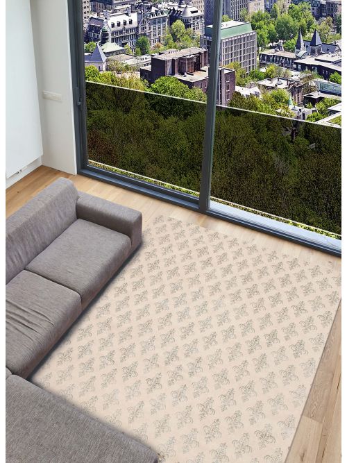 Nepal Silk Touch 10'0" x 11'8" Hand-knotted Silk & Wool Rug 