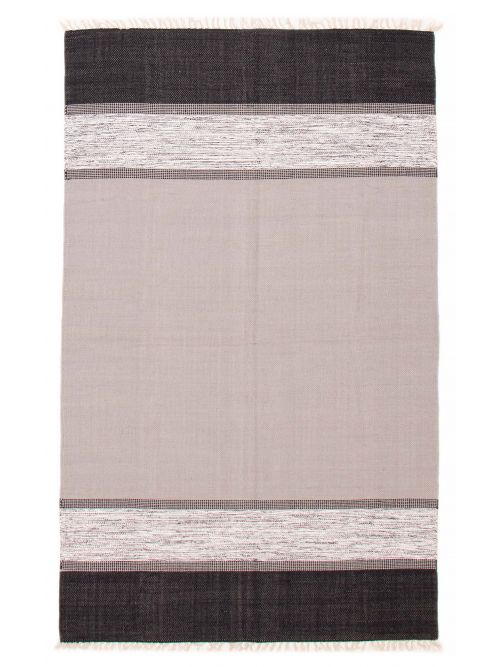 Indian Marrakech 5'0" x 8'0" Flat-Weave Cotton Kilim 