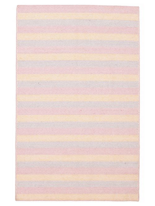Indian Sienna 5'0" x 7'11" Braided weave Cotton Rug 