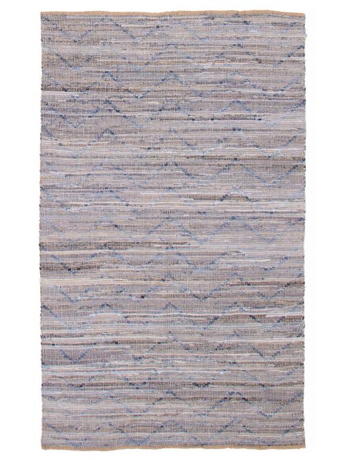 Indian Sienna 5'1" x 7'10" Braided weave Cotton Rug 