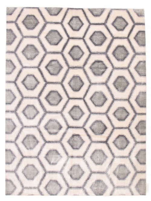 Indian Jules Oushak 9'3" x 11'9" Hand-knotted Silk Rug 