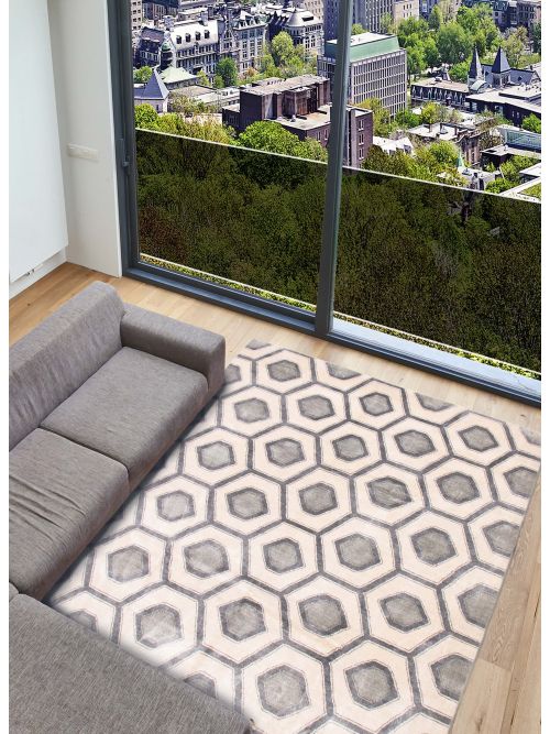 Indian Jules Oushak 9'3" x 11'9" Hand-knotted Silk Rug 