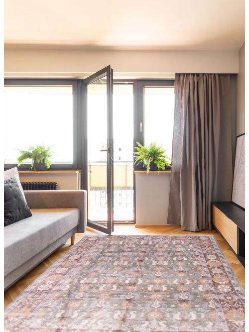 Indian Jules Oushak 8'10" x 12'0" Hand-knotted Silk Rug 