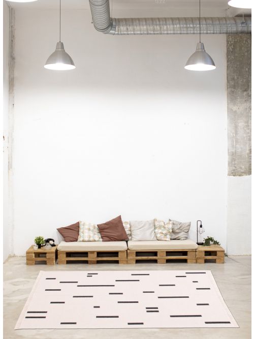 Turkish Ankara 5'2" x 7'0" Flat-Weave Cotton Kilim 