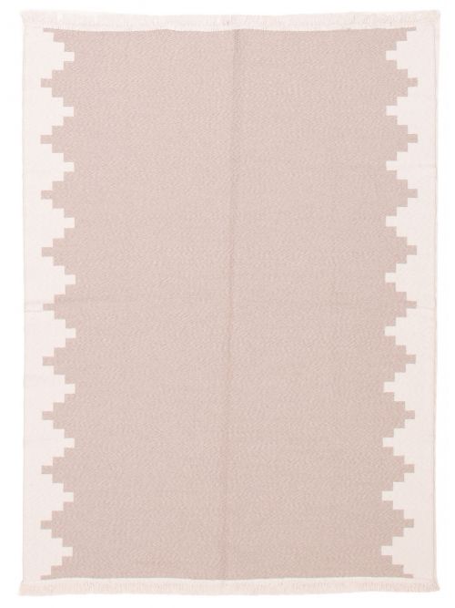 Turkish Ankara 5'2" x 7'2" Flat-Weave Cotton Kilim 