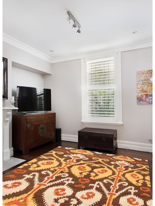 Indian Timeless 5'5" x 7'5" Hand Tufted Wool Rug 