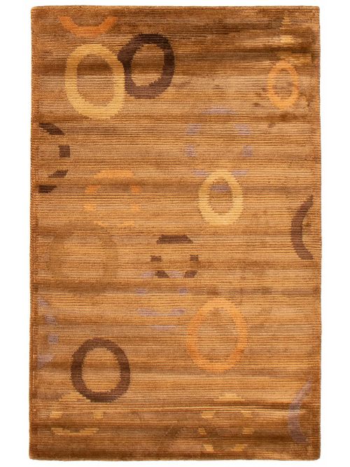 Nepal Opulence 3'8" x 5'10" Hand-knotted Viscose Rug 