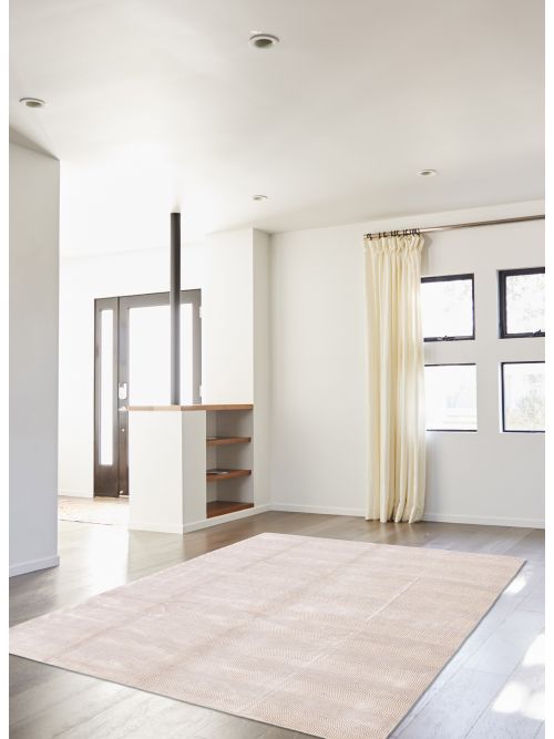 Indian Silk Shadow 9'2" x 12'0" Hand Loomed Viscose & Wool Rug 