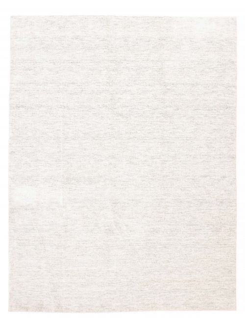 Indian Silk Shadow 9'1" x 12'0" Hand Loomed Viscose & Wool Rug 