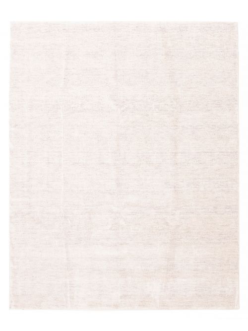 Indian Silk Shadow 9'0" x 11'11" Hand Loomed Viscose & Wool Rug 