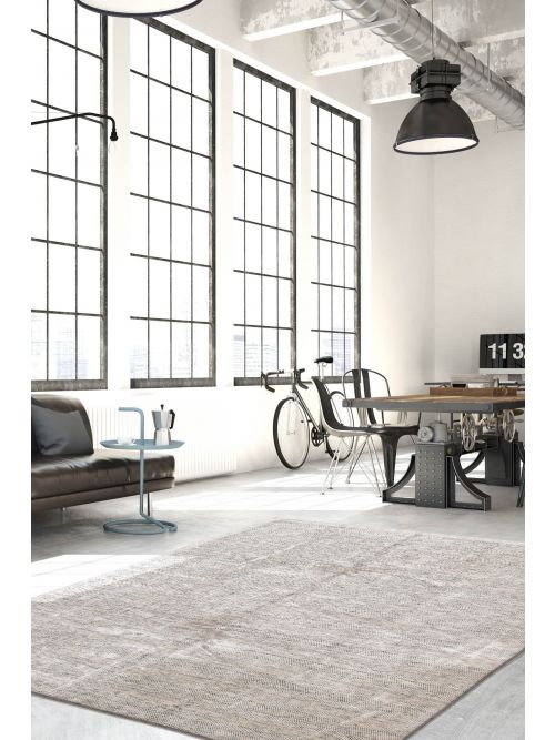 Indian Silk Shadow 9'0" x 12'0" Hand Loomed Viscose & Wool Rug 