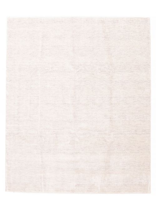 Indian Silk Shadow 9'2" x 12'0" Hand Loomed Viscose & Wool Rug 