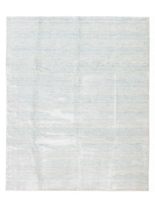 Indian Silk Shadow 9'2" x 12'0" Hand Loomed Viscose & Wool Rug 