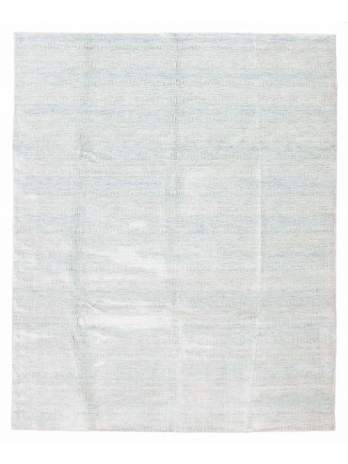 Indian Silk Shadow 9'2" x 12'0" Hand Loomed Viscose & Wool Rug 