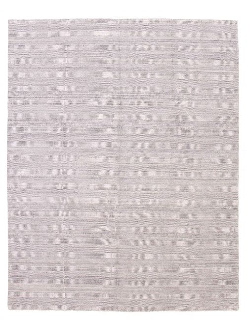 Indian Silk Shadow 9'1" x 12'0" Hand Loomed Wool Rug 