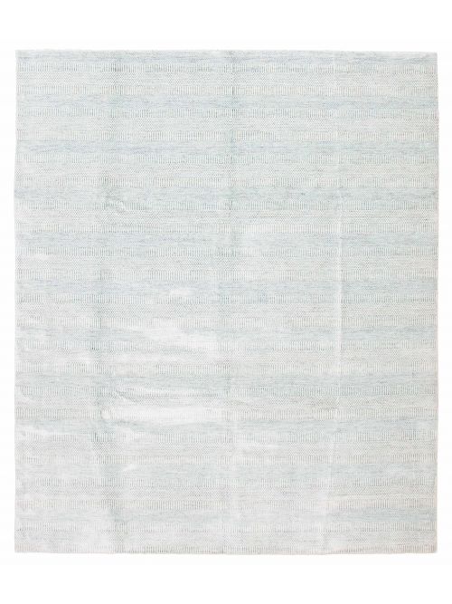 Indian Silk Shadow 9'1" x 12'0" Hand Loomed Viscose & Wool Rug 