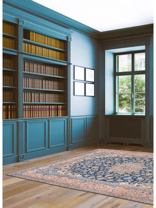 Persian Style 8'6" x 11'2" Hand-knotted Wool Rug 