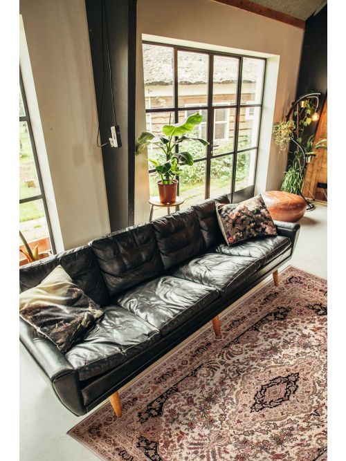 Chinese Sino Persian 220L 8'11" x 11'10" Hand-knotted Silk & Wool Rug 
