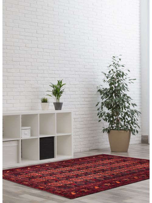 Afghan Royal Baluch 3'8" x 6'6" Hand-knotted Wool Rug 