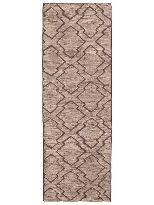 Indian Tangier 2'5" x 7'8" Hand-knotted Wool Rug 