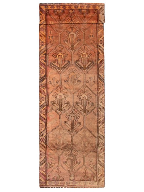 Persian Style 4'0" x 13'6" Hand-knotted Wool Rug 