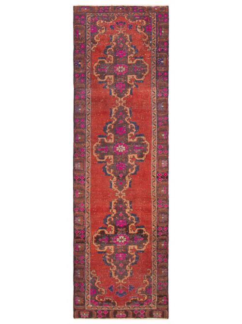 Persian Style 2'11" x 9'7" Hand-knotted Wool Rug 
