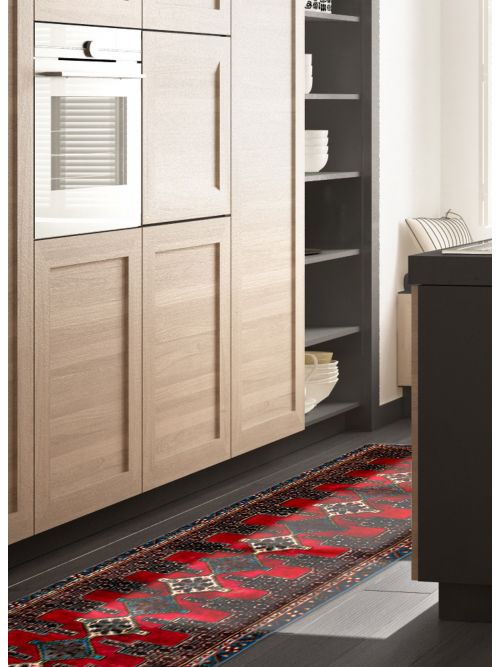 Persian Style 3'1" x 12'3" Hand-knotted Wool Rug 