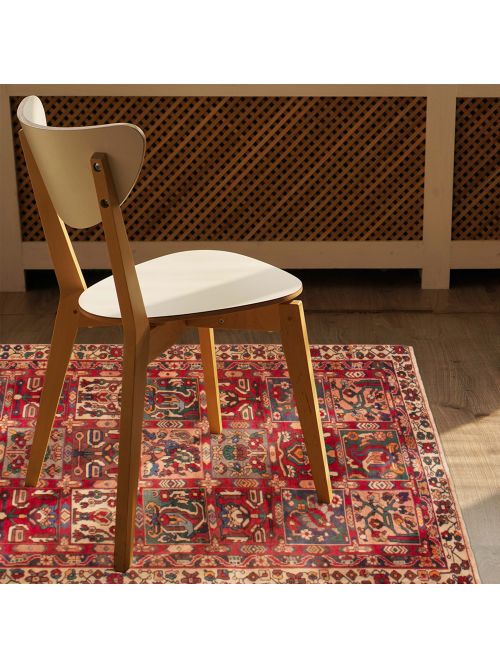 Persian Style 4'9" x 9'6" Hand-knotted Wool Rug 