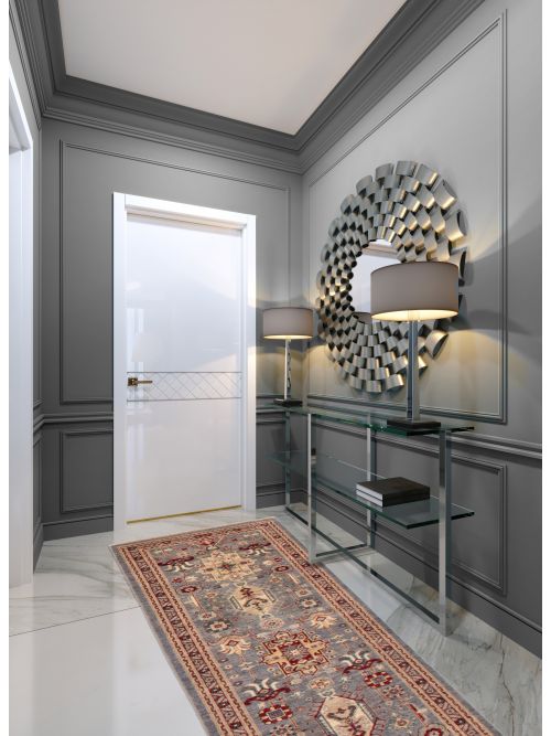 Afghan Aryana 2'8" x 9'7" Hand-knotted Wool Rug 