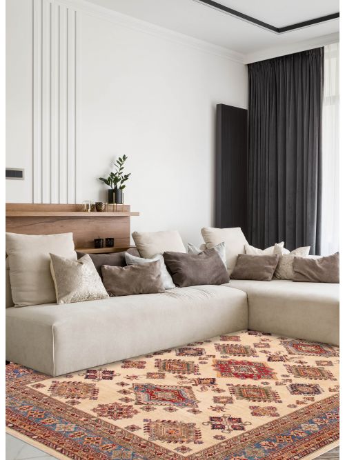 Afghan Aryana 8'11" x 11'8" Hand-knotted Wool Rug 
