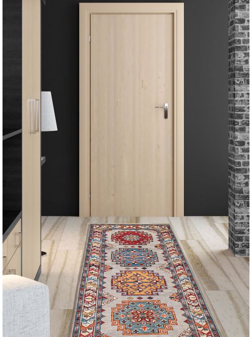 Afghan Uzbek Ghazni 2'9" x 9'9" Hand-knotted Wool Rug 