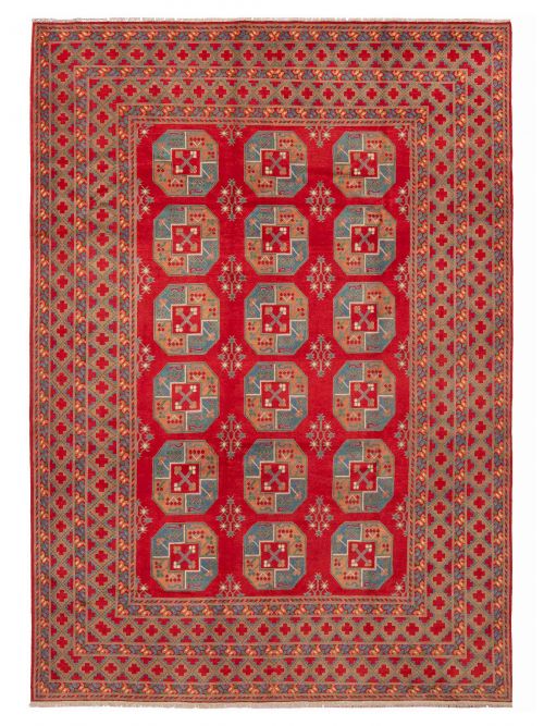 Afghan Finest Kargahi 8'4" x 11'10" Hand-knotted Wool Rug 