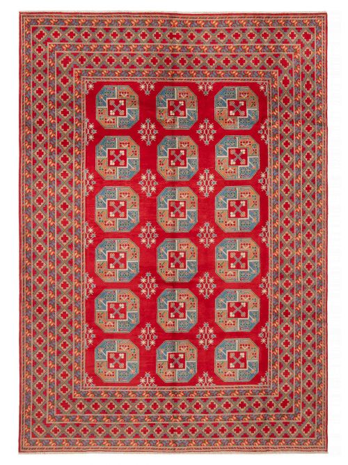 Afghan Finest Kargahi 8'4" x 11'10" Hand-knotted Wool Rug 