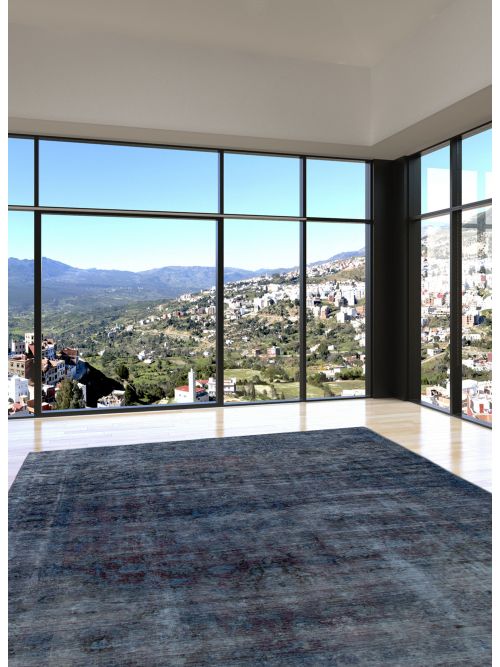 Turkish Color Transition 7'11" x 11'2" Hand-knotted Wool Rug 