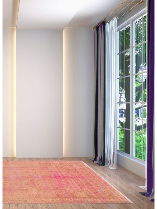 Persian Style 6'2" x 8'3" Hand-knotted Wool Rug 