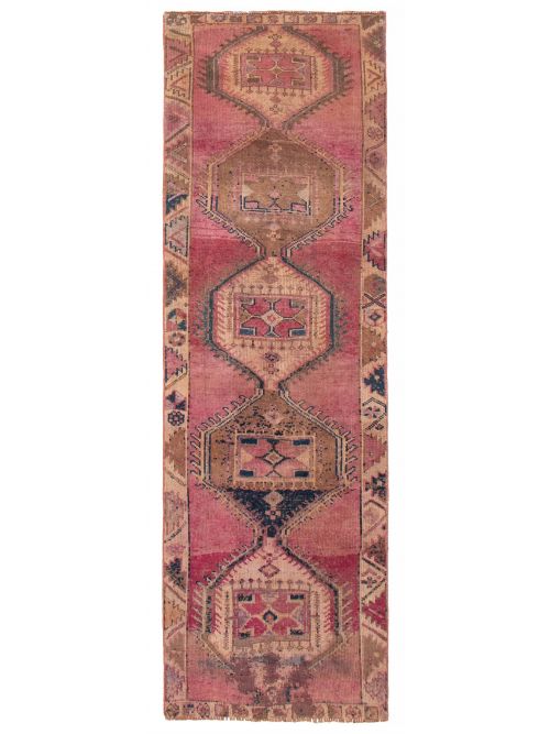 Persian Style 3'8" x 11'1" Hand-knotted Wool Rug 