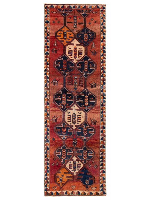 Persian Style 3'10" x 12'0" Hand-knotted Wool Rug 