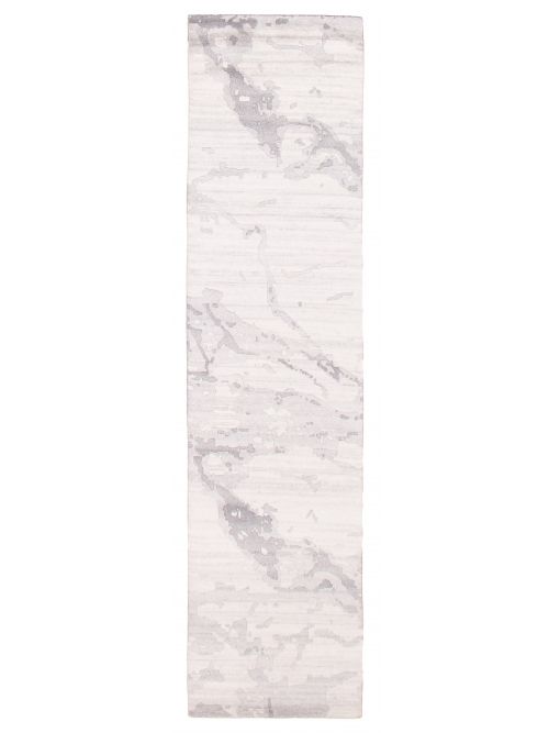 Nepalese Alma 2'5" x 9'9" Hand-knotted Wool Rug 