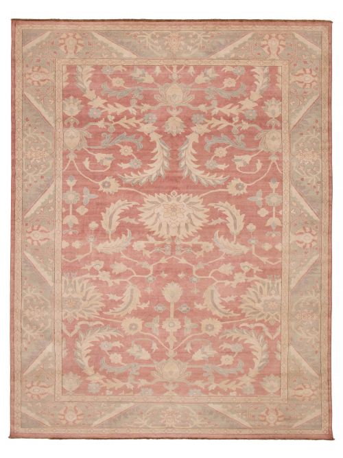 Turkish Authentic Oushak 9'1" x 11'10" Hand-knotted Wool Rug 