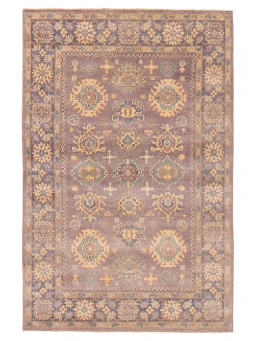 Afghan Uzbek Ghazni 4'0" x 6'0" Hand-knotted Wool Rug 