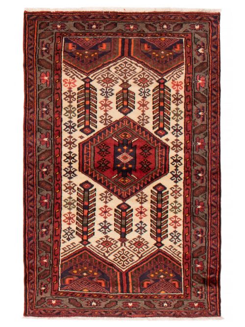 Persian Style 3'2" x 4'11" Hand-knotted Wool Rug 