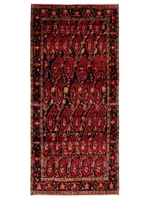 Persian Style 5'3" x 11'6" Hand-knotted Wool Rug 